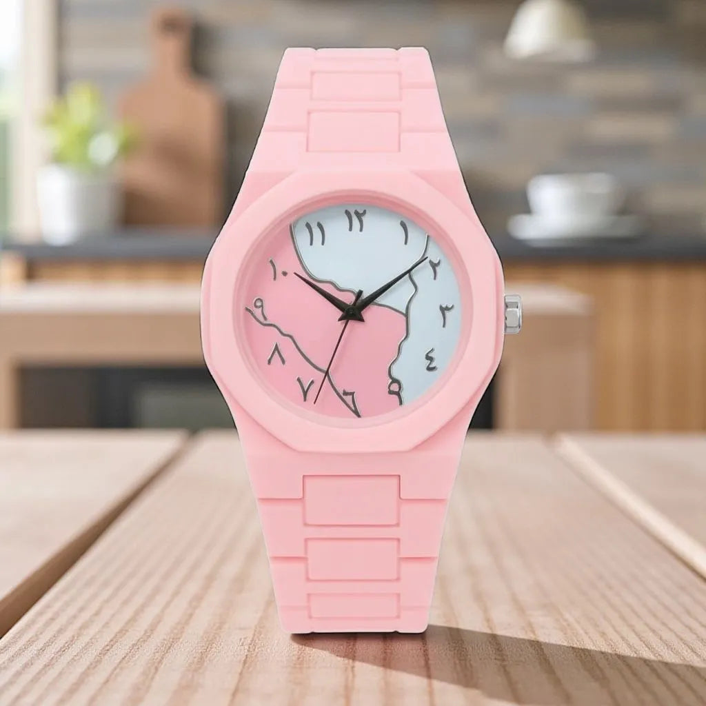 Pink Arabic Aura Smart Watch For Women Stylish Aura Smart Watch 100% Original Watch Amazing Smart Watch