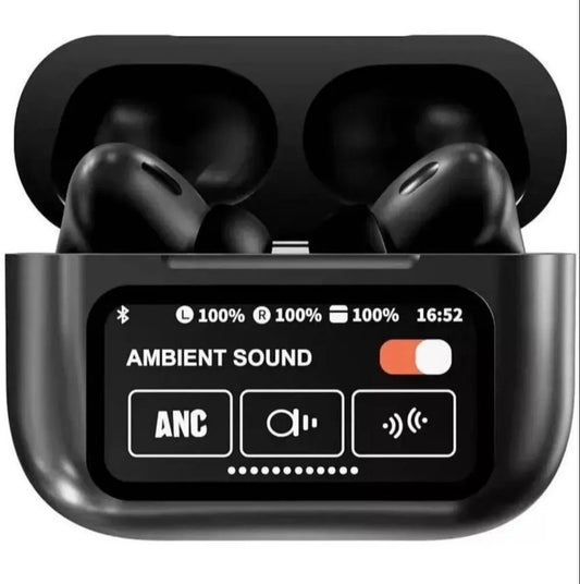 A9 Pro AirPods Style Earbuds – Bluetooth 5.1, Touch Control, Mic, Long Playtime – Android & iOS Compatible